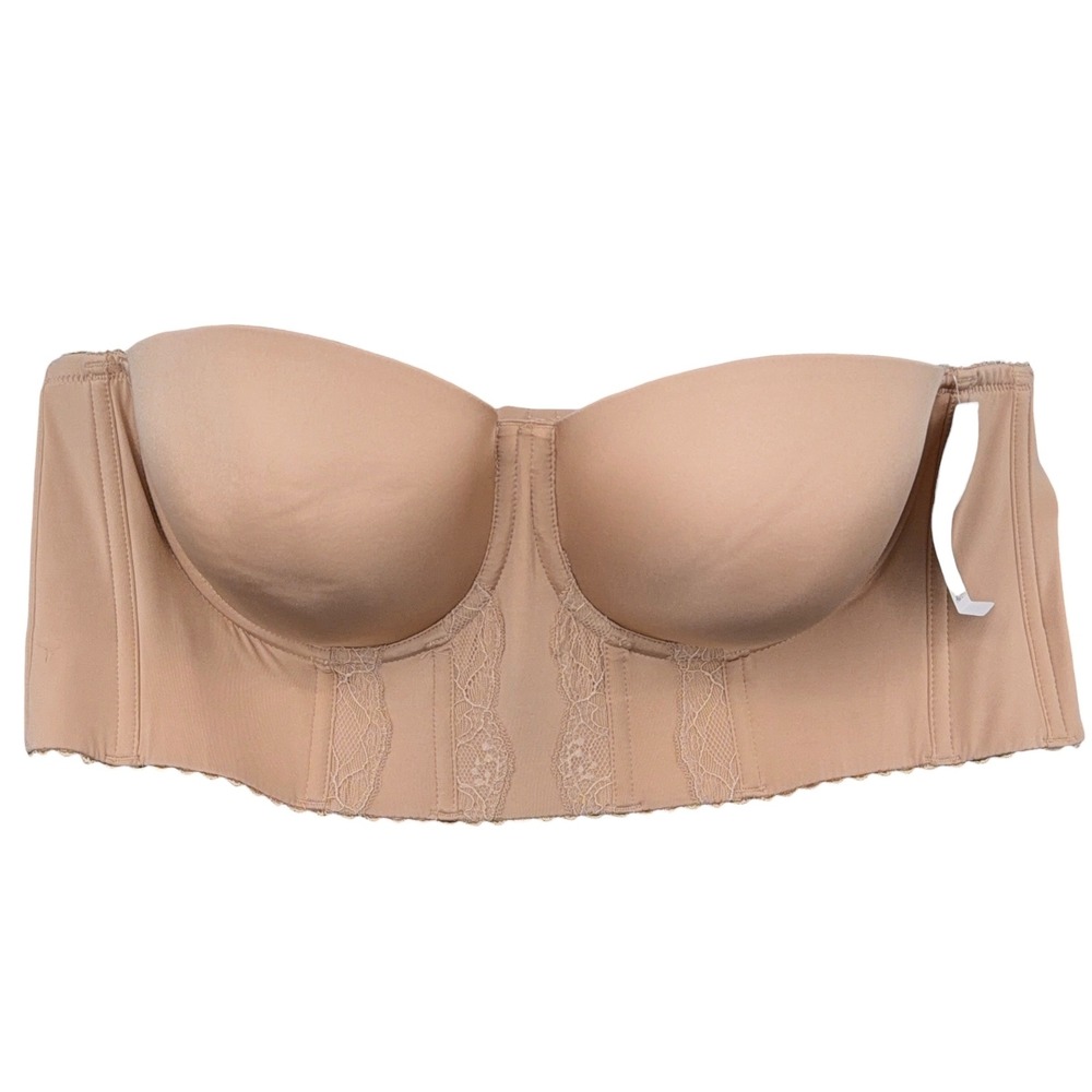 Parfait Elissa P50116 Longline Strapless Bra European‎ Nude 42DD New With Tags